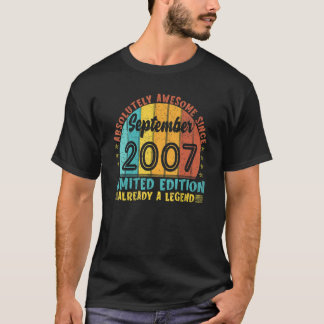 Camiseta Absolutamente Incrível Desde Setembro De 2007 Boy