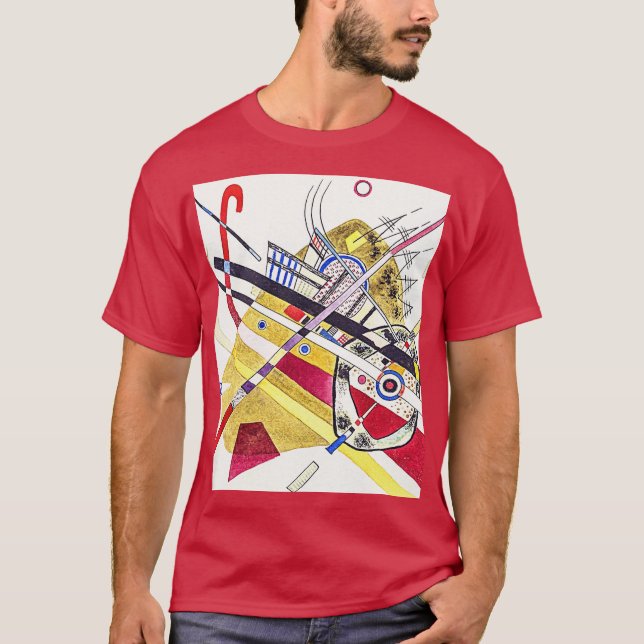 Camiseta Abstração impressionante - Kandinsky (Frente)