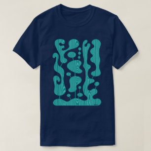 Camiseta Abstração Móvel Atômica Moderna do Meio século