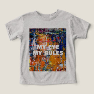 Camiseta Abstração vívida - Caos de Tintas de Óleo no Pa do