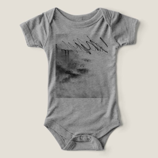 Camiseta Abstract Black and White Light Trails Long Exposur (Design frontal)