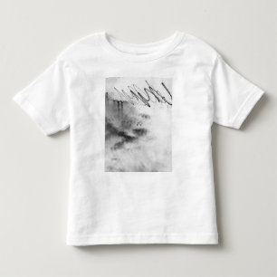 Camiseta Abstract Black and White Light Trails Long Exposur