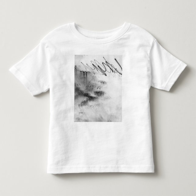 Camiseta Abstract Black and White Light Trails Long Exposur (Frente)