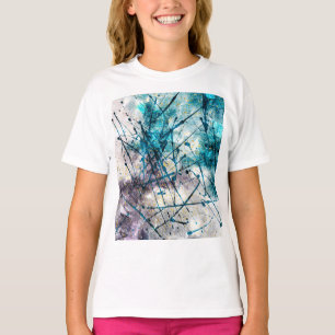 Camiseta Abstract blue strokes