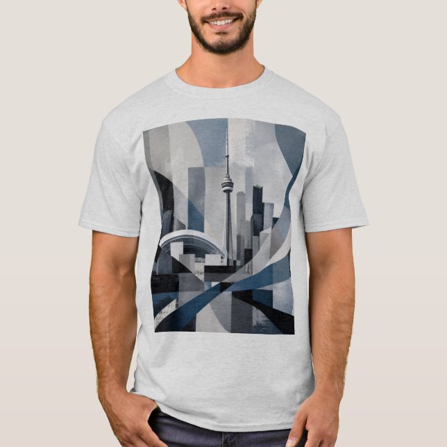 Camiseta Abstract City Skyline Toronto (Frente)