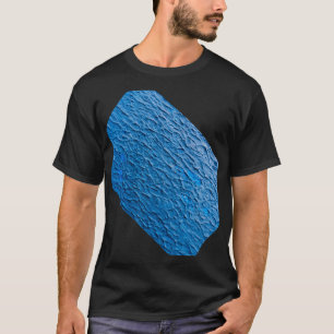 Camiseta Abstract Cobalt Blue Textured Wall with Impasto Pa