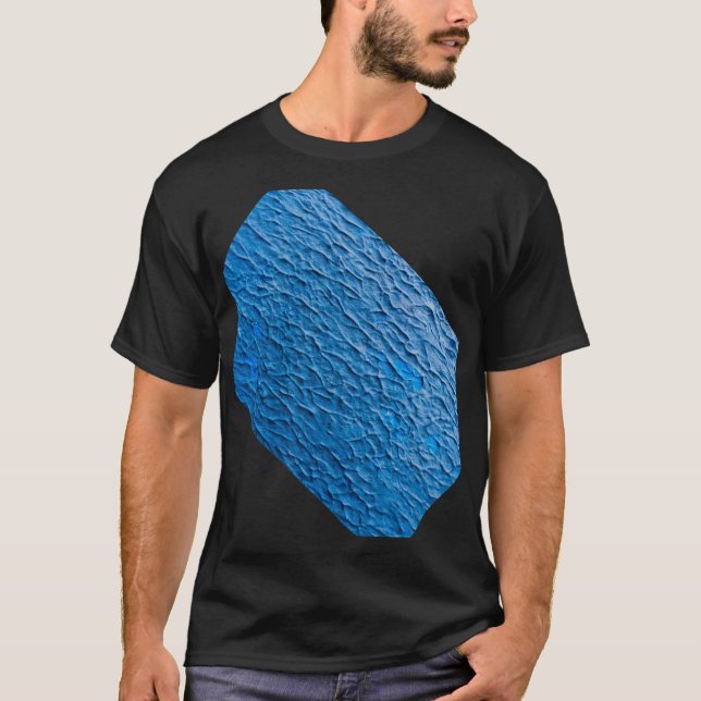 Camiseta Abstract Cobalt Blue Textured Wall with Impasto Pa (Frente)
