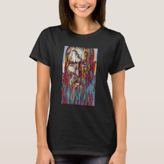 Camiseta Abstract Colorful Cool Viking Face