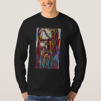 Camiseta Abstract Colorful Cool Viking Face
