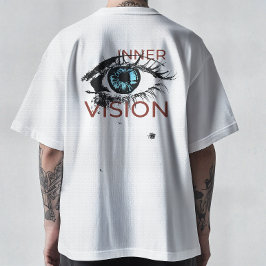 Camiseta Abstract Cyber Eye Graphic - Inner Truth Vision St