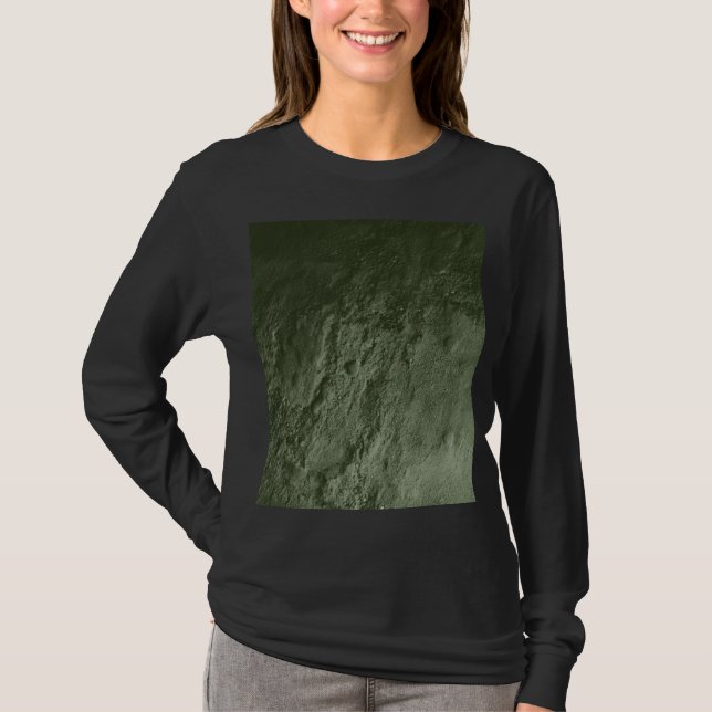 Camiseta Abstract Dark Green Grunge Wall Texture (Frente)
