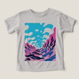 Camiseta Abstract Dream Wave – Vibrant Surreal Flow