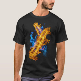 Camiseta Abstract Fire Ice Elemental Magic Clash Gamer