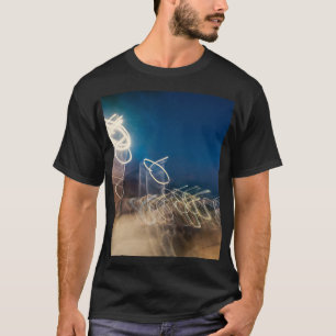 Camiseta Abstract Intentional Camera Movement Night Light T
