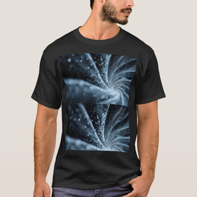 Camiseta Abstract Machine Learning Data Vortex (Frente)