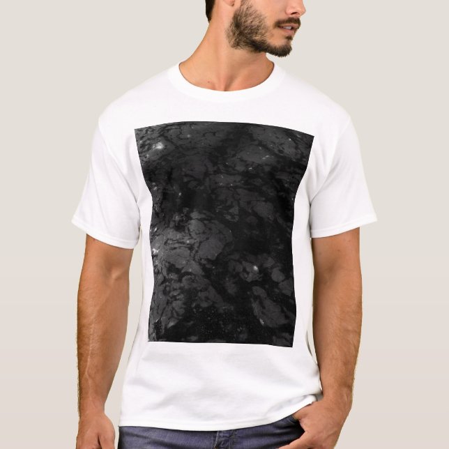 Camiseta Abstract Midnight Ripples of Rio Vermelho (Frente)