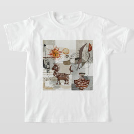 Camiseta Abstract painting with ethnic elements