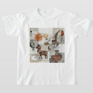 Camiseta Abstract painting with ethnic elements