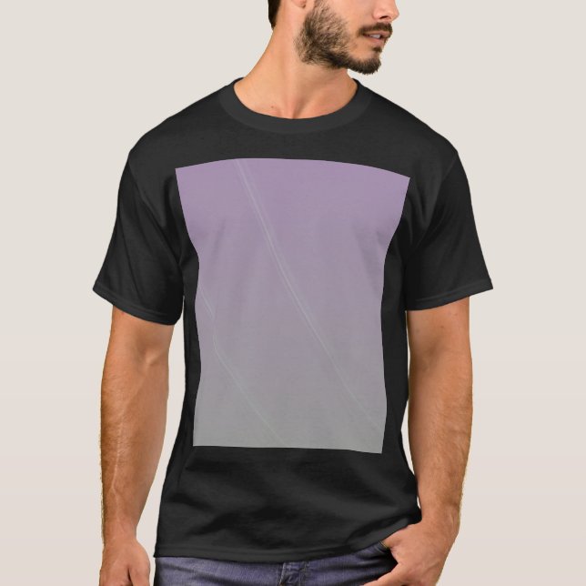 Camiseta Abstract Soft Lavender and Gray Gradient Backgroun (Frente)