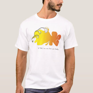 Camiseta Abstract Swirl Fish – Colorful New Family Member 