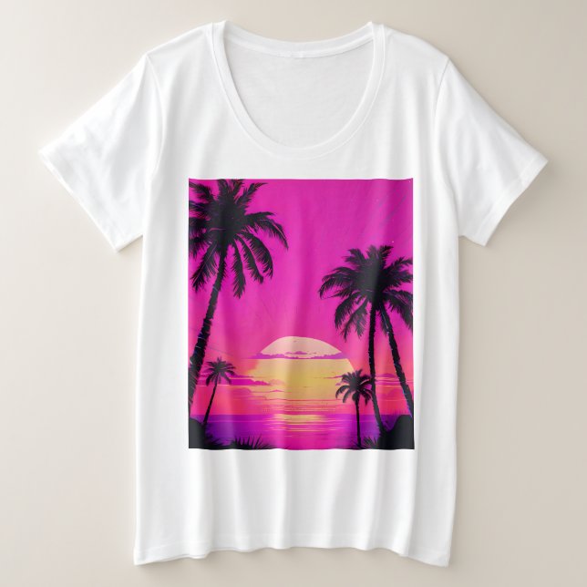 Camiseta Abstract Tunnel Perspective with Two Figures (Frente do Design)