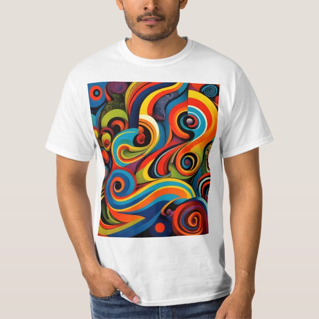 Camiseta Abstracta Psychedelica 10 (Frente)