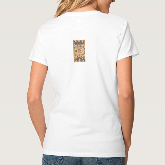camiseta abstrata (Verso)