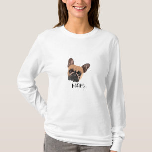 Camiseta Abstrata do Bulldog Francês