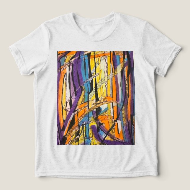 Camiseta abstrato (Design frontal)