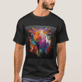 Camiseta abstrato