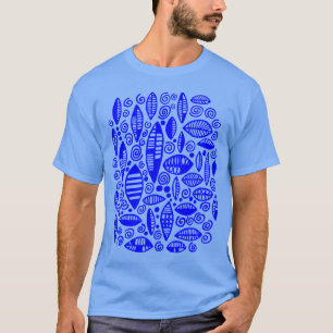 Camiseta Abstrato 100813 - Azul