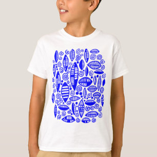 Camiseta Abstrato 100813 - Azul