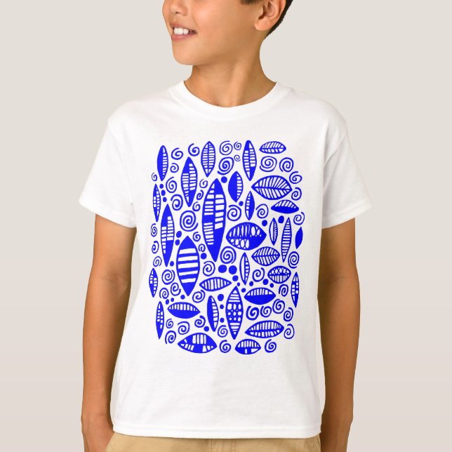 Camiseta Abstrato 100813 - Azul (Frente)
