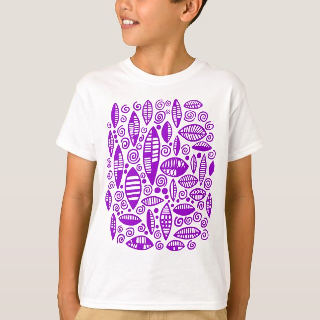 Camiseta Abstrato 100813 - Roxo (Frente)