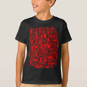 Camiseta Abstrato 100813 - Vermelho