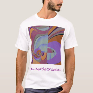 Camiseta Abstrato 4 do roxo