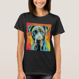 Camiseta Abstrato Animal, Grande Dane