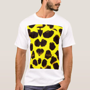Camiseta Abstrato Animal Print Lepard Watercolor