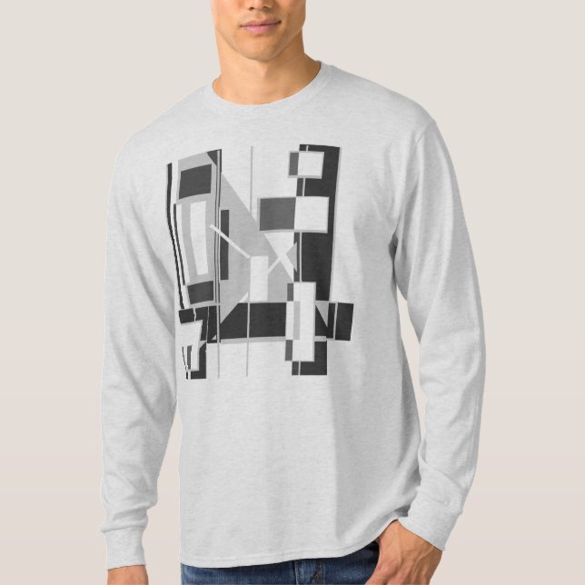 Camiseta Abstrato Art Cubist Geométrico inspirado no MCM (Frente)