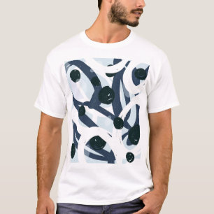 Camiseta Abstrato Art: Ilustração de pintura sem costura