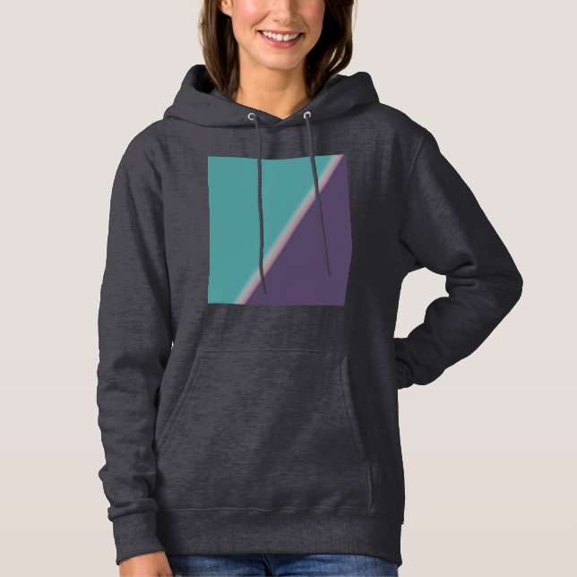 Camiseta Abstrato Art Turquoise Roxo (Frente)