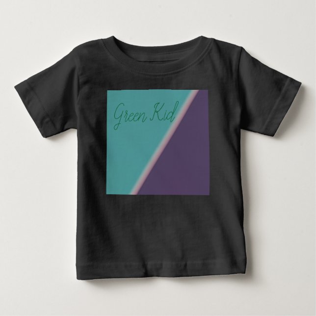 Camiseta Abstrato Art Turquoise Roxo (Frente)