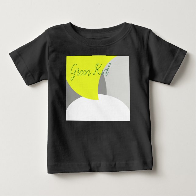 Camiseta Abstrato Art Yellow Cinza White (Frente)