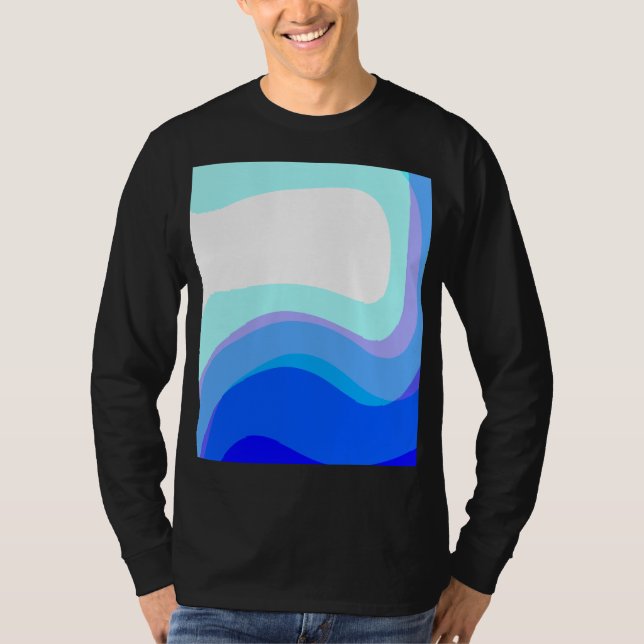 Camiseta Abstrato Azul 1112 (Frente)