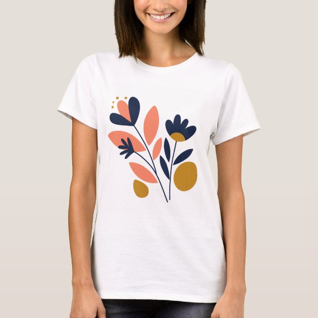 Camiseta Abstrato Blossom Chic Tee (Frente)