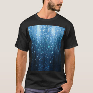 Camiseta Abstrato brilhante: Arte de fundo iluminada.