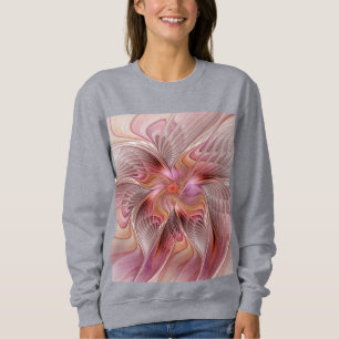 Camiseta Abstrato Butterfly Fantasy Fractal Arte Colorida