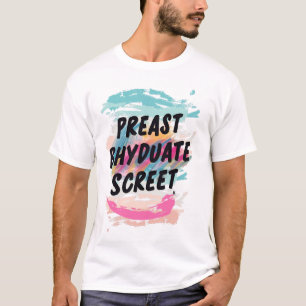 Camiseta "Abstrato Color Splash - Tee de Arte Mínima"