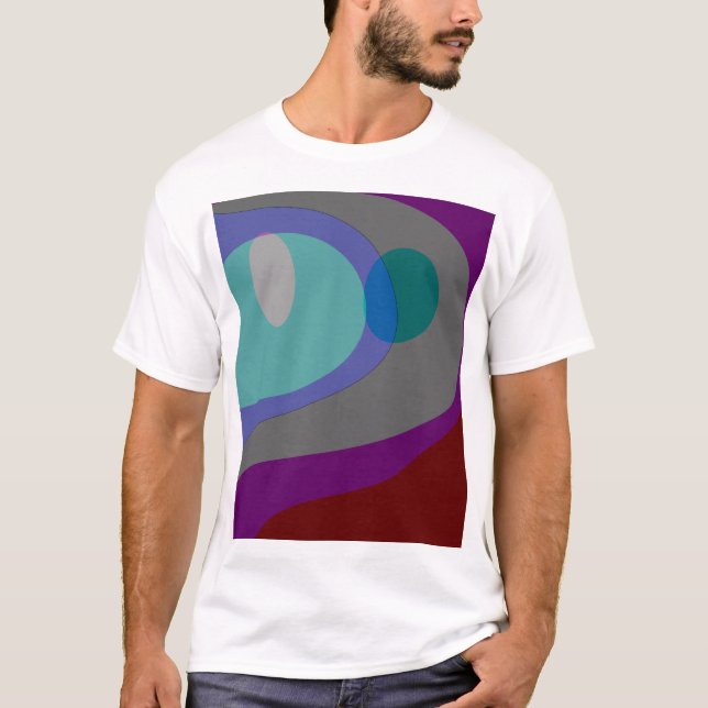 Camiseta Abstrato Colorida Art 613 (Frente)