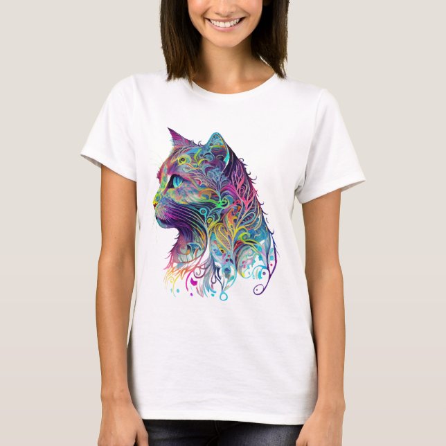 CAMISETA ABSTRATO COLORIDO (Frente)